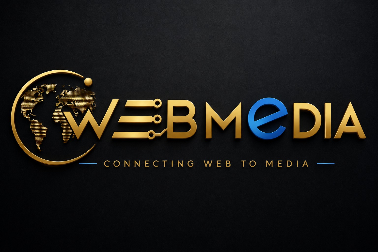 Web to media agency logo designed with IQon