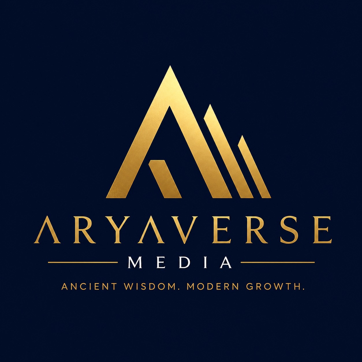 Media & growth logo designed with IQon