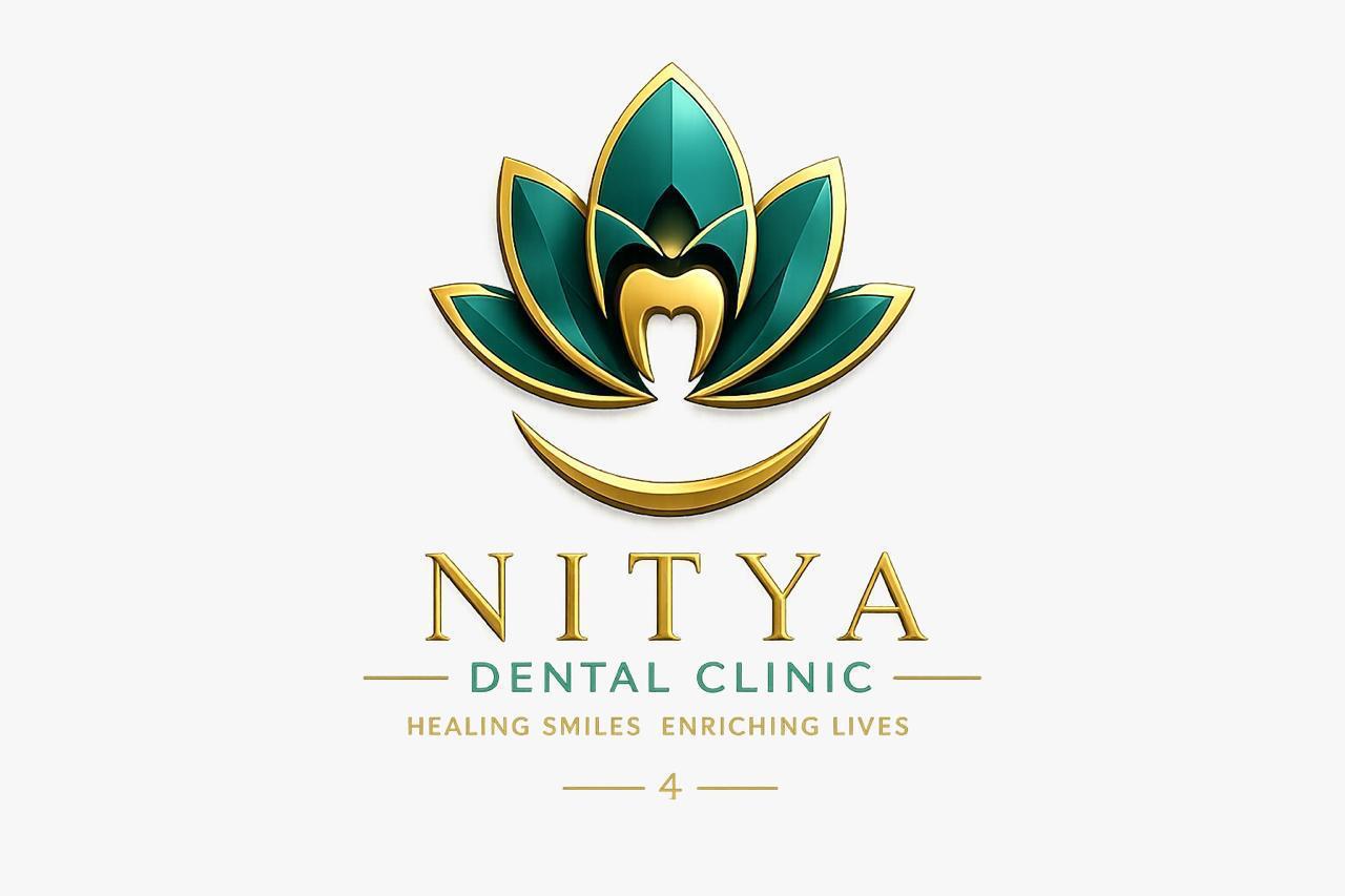 Dental clinic logo designed with IQon