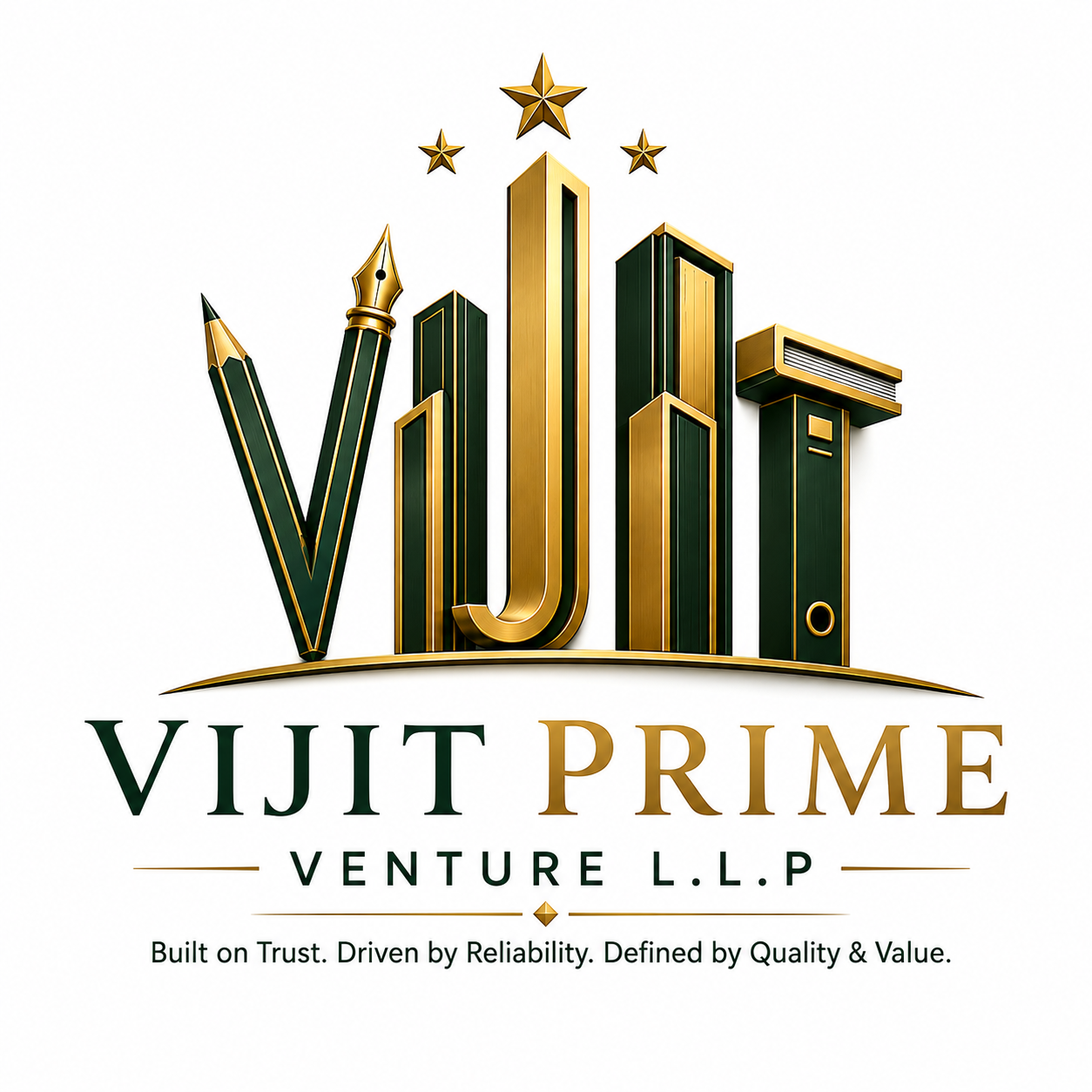 Venture LLP logo designed with IQon