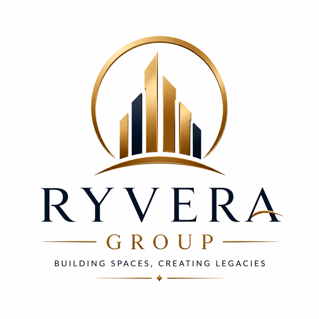 Real estate group logo designed with IQon